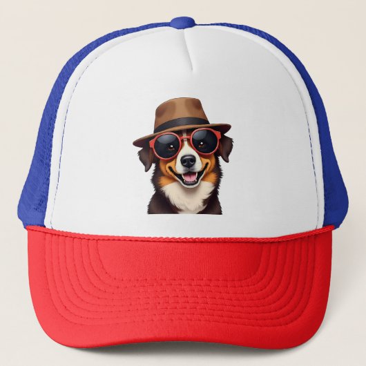 De hoed van de hondenvader Trucker Trucker Pet (Voorkant)