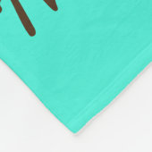 De hoek is een echte vlooienbak fleece deken (Hoek)