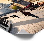 De hoek van de kunstenaars van Montmartre Poster (Hoek)