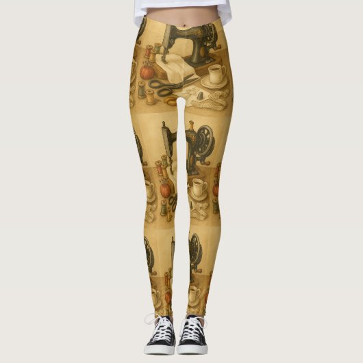 De hoek van de naaister leggings (Voorkant)