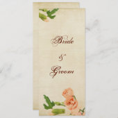 De Hoeken van de Anjer van de Perzik van de Kaart (Voorkant / Achterkant)