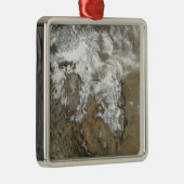 De hoge pieken van de Rocky Mountains Metalen Ornament (Rechts)