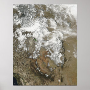 De hoge pieken van de Rocky Mountains Poster