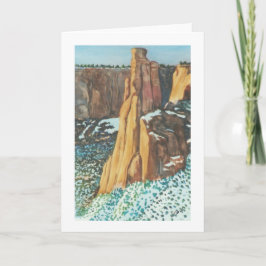 De hoge Winter van de Woestijn Kaart