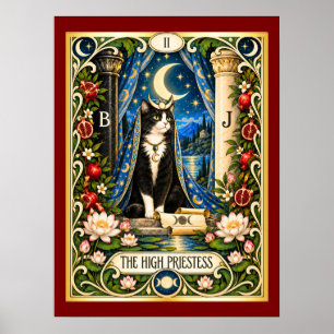 De Hogepriesteres Kat Tarot - Innerlijke Wijsheid Poster