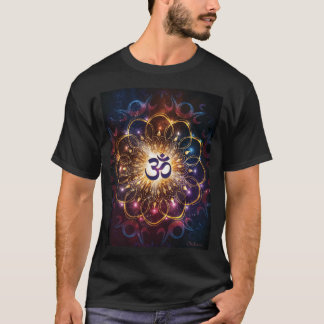 De hogere macht van Om heilige geometrie T-shirt