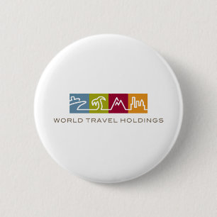 De Holdings van de Reis van de wereld Ronde Button 5,7 Cm