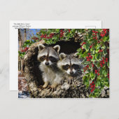 "De Holly Berry Twins" Briefkaart (Voorkant / Achterkant)