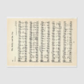 De Holly en de Ivy Bladmuziek DU4 Decoupage Tissuepapier (Voorkant)