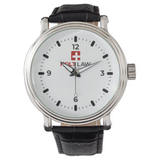 De Holt Law Leather Watch Horloge