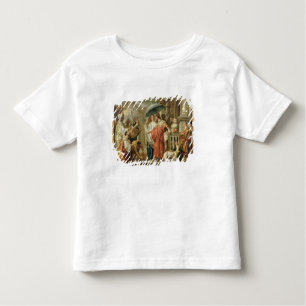 De homage van Caliph Harun Al-Rashid naar Charlema Kinder Shirts