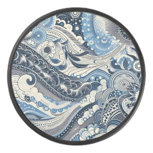 De Home Studio Indigo Bloom Hockey Puck