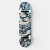 De Home Studio Indigo Bloom Skateboard (Voorkant)