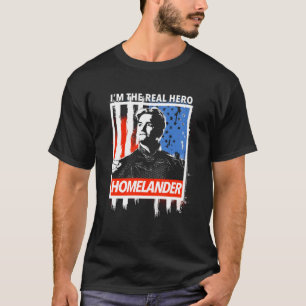 De Homelander Ik ben de echte held Amerikaanse vla T-shirt