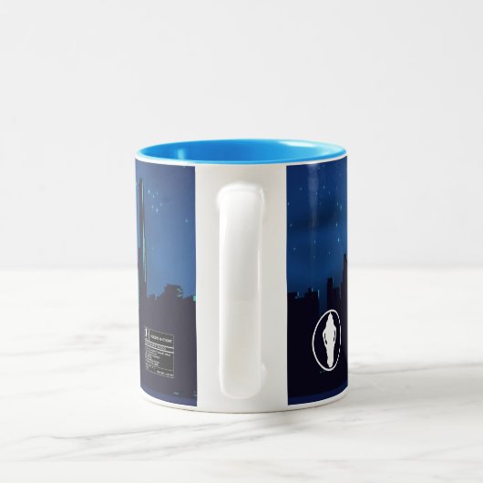 De hometown mok van de Q-store van Jaded (Handvat)