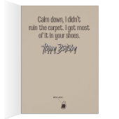 De hond "Ate Your Cake" grappige Birthday Kaart (Binnen (Rechts))