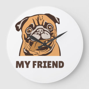 De hond is mijn vriend grote klok