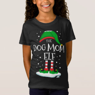 De Hond Moeder Elf Kerstmis Familie Matching Xmas  T-shirt