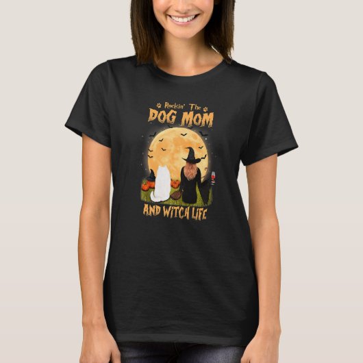 De hond moeder en het heks leven Samoyed Hwe T-shirt (Voorkant)