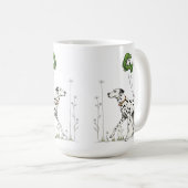 De hond rondlopen koffiemok (Voorkant rechts)