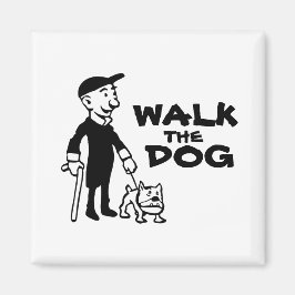 De hond rondlopen magneet