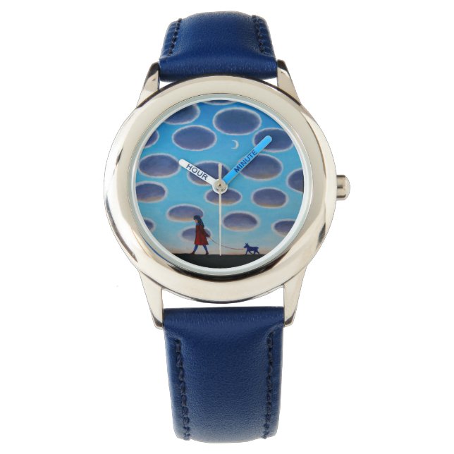 De hond uitlaten/ horloge (Voorkant)