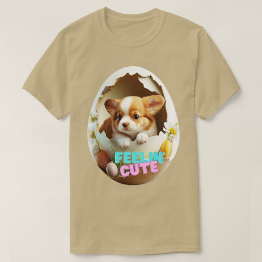 De hond van binnen vinden t-shirt (Design voorkant)