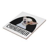De Hond van Chihuahua Tegeltje (Zijkant)