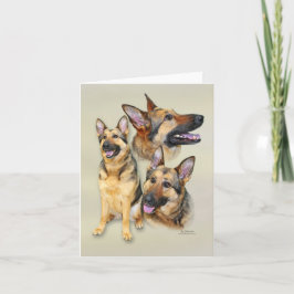 De Hond van de Duitse herder Kaart