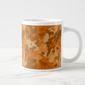 De hond van de herfst extra grote beker (Rechts)
