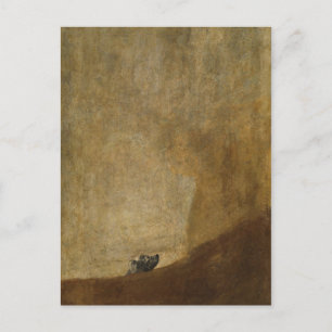 De hond van Francisco Goya Briefkaart