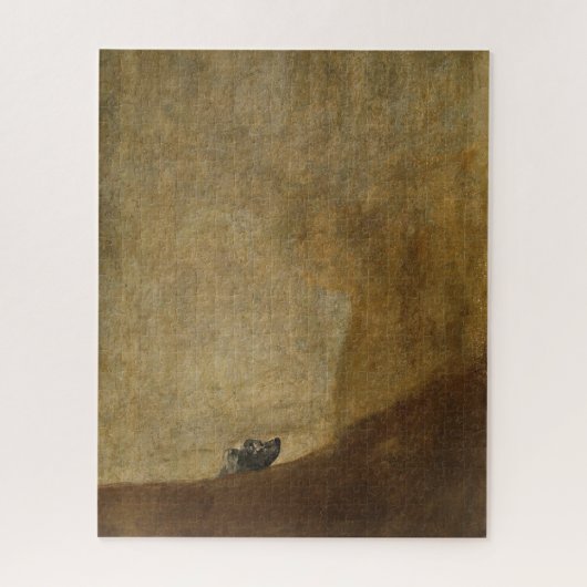 De hond van Francisco Goya Legpuzzel (Verticaal)