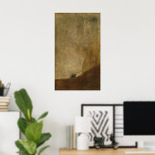 De hond van Francisco Goya Poster (Thuiskantoor)