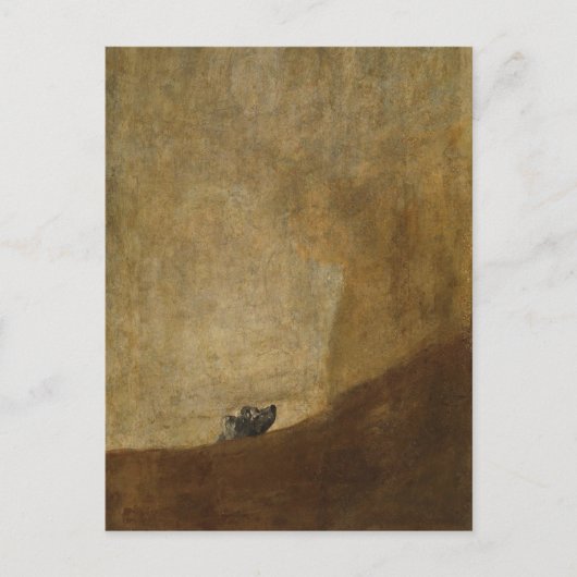 De hond van het Francisco Goya Briefkaart (Voorkant)