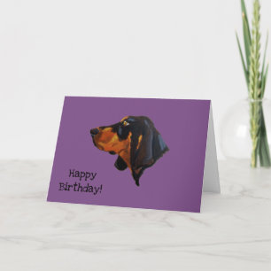 De Hond van Pinscher van Doberman Kaart