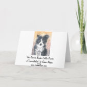 De Hond Videogamers, de KAART van border collie (Achterkant)