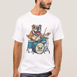 De Honden Drummer T-shirt