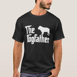 De honden vader Bulldog Grappige Vader Hondenlief T-shirt