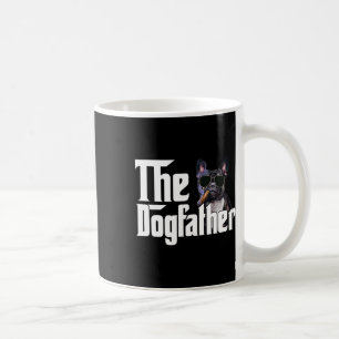 De hondenvader Franse Bulldog plezier hond eigenaa Koffiemok
