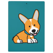 De hondpuppy van een hond gelukkige Pembroke Klembord (Achterkant)