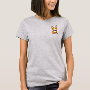 De hondpuppy van een hond gelukkige Pembroke T-shirt
