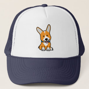 De hondpuppy van een hond gelukkige Pembroke Trucker Pet