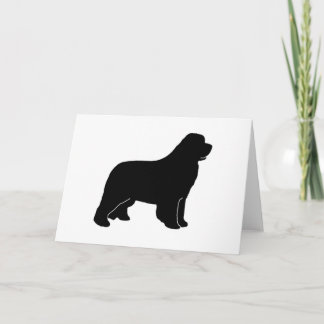 De hondsilhouet van Newfoundland Kaart