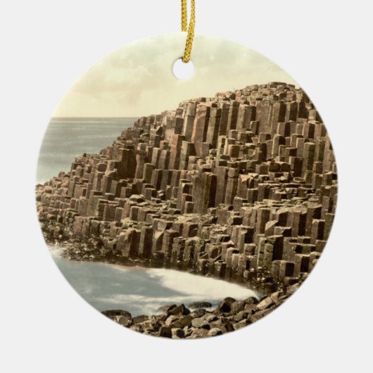 De Honeycombs, Giant's Causeway, Co Antrim Keramisch Ornament (Voorkant)