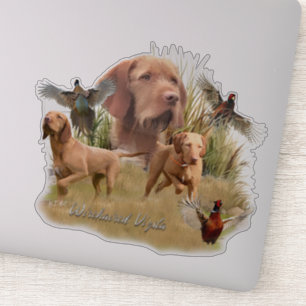 De Hongaarse Wirehaired Vizsla Sticker