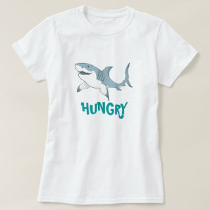 De hongerige dames T van de Haai T-shirt