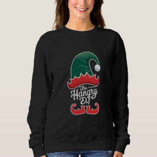 De Hongerige Elf Familie Matching Groep Kerstmis Trui