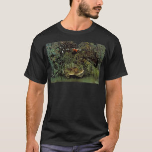 De hongerige leeuw en de antilope van Henri Rousse T-shirt