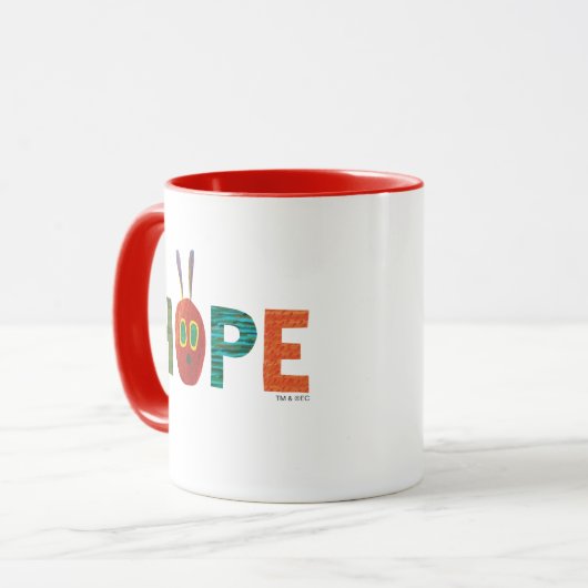 De hongerige rups hoopt mok (Voorkant links)