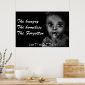 De hongerigen, de daklozen, de vergeten poster (Keuken)